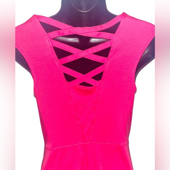 New York & Company Hot Pink Dress - Picture 5 of 9